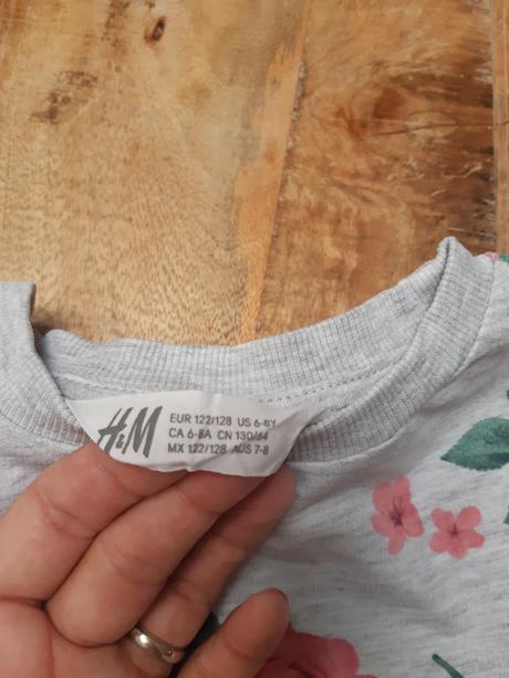 Skinny rifle + mikina, h&m,128