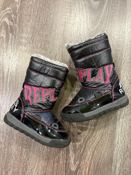 Replay dievcenske zimne cizmy č.22, replay,22