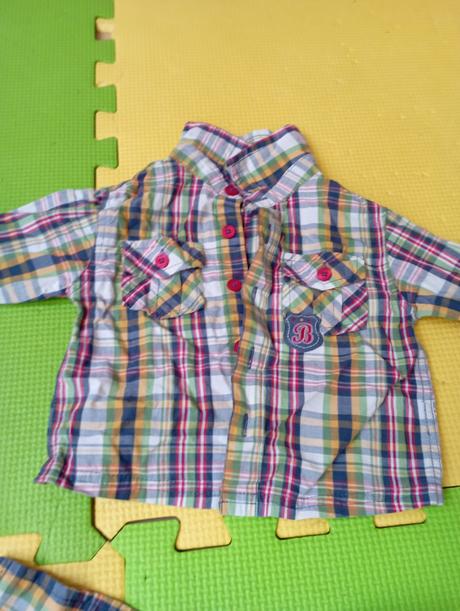 Balík oblečenia dvojičky chlapci, 86