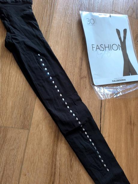 Pančuchy calzedonia s kamienkami, calzedonia,m