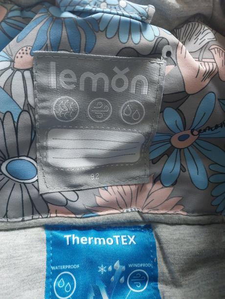 Zimny overal lemon, velkost 92, 92