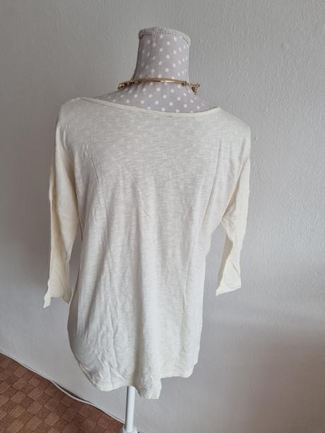 Maslový top s čipkou f&f veľ. 38, f&f,38