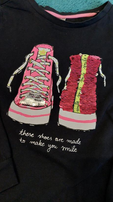 3 bavlnené tričká vel 122/128, 122