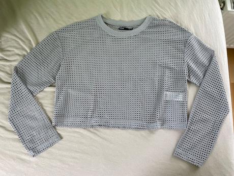 Sietkovy crop top volny, house,s