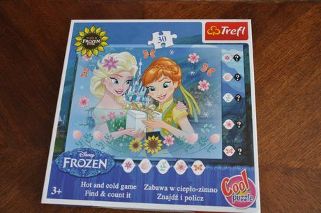 Puzzle 30 a hra 2v1 frozen, 