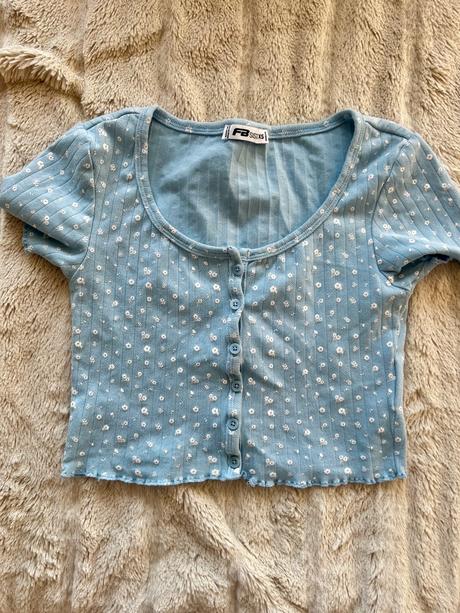 Crop top tielka a trička, xs