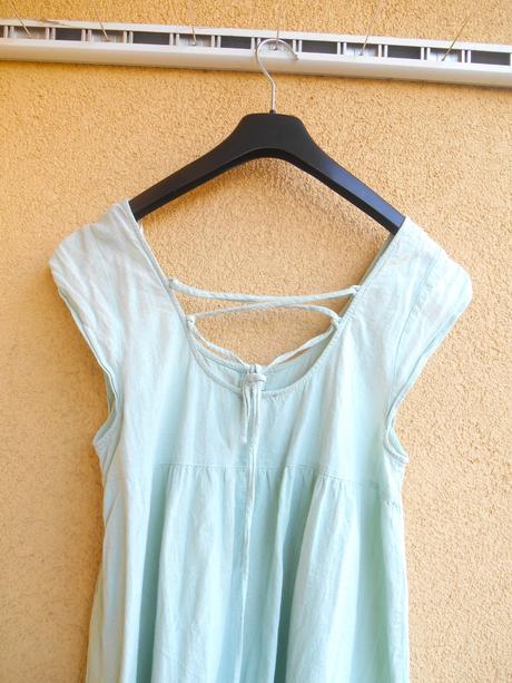Bavlnené mätové šaty mavi veľ.l, l