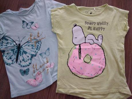 Veselé tričká v. 122/128, h&m,122