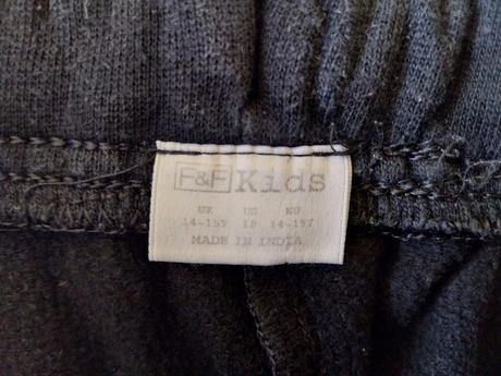 Čierne tepláky zn. f&f, f&f,164