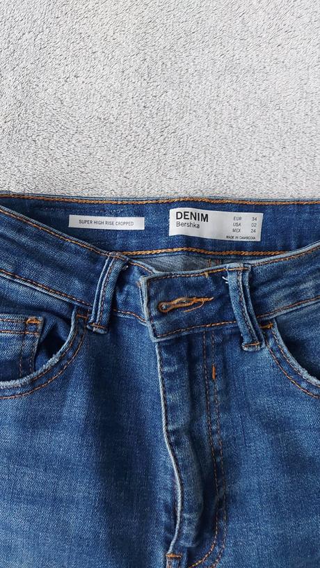 Rifle super high rise, bershka,34