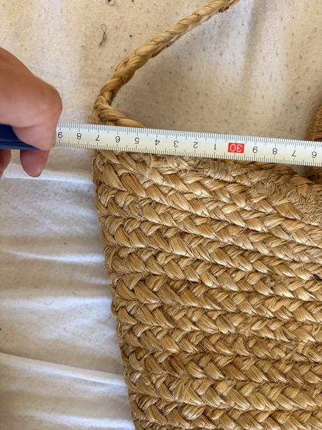 Zara boho letna jutova spagatova kabelka kosil, zara