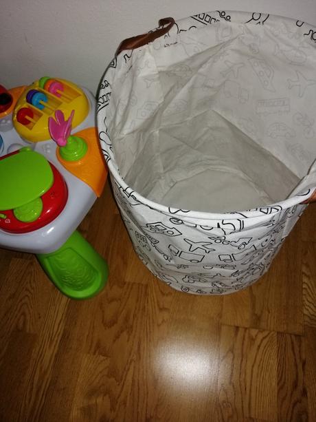 Veľký úložný vak, kôš na hračky, bielizeň,