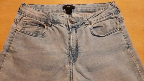 Predám dámske rifle h&m veľ. s - slim, h&m,s