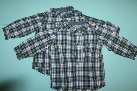 Kárované košieľky h&m, 86