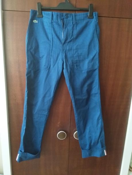 Panske bavlnene nohavice lacoste, lacoste,38