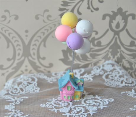 Dekorácia domček s balónikmi, 