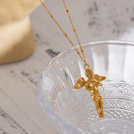 Retiazka a prívesok okrídlený anjel,