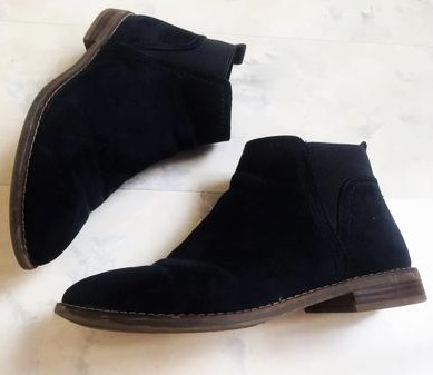 Semišové kotníčky, deichmann,37