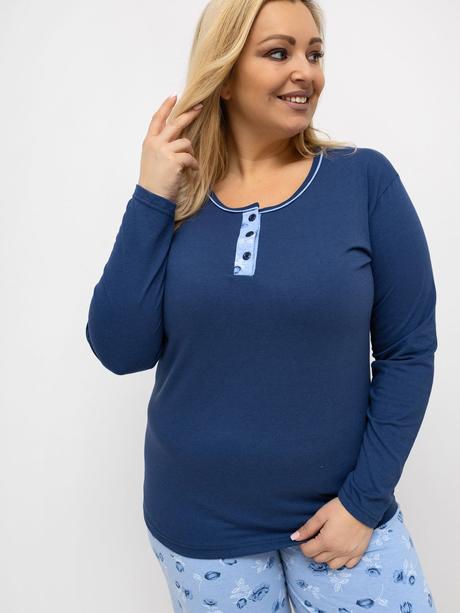 Dámske bavlnené pyžamo pre moletky jarka, 4xl / xl / xxl / xxxl