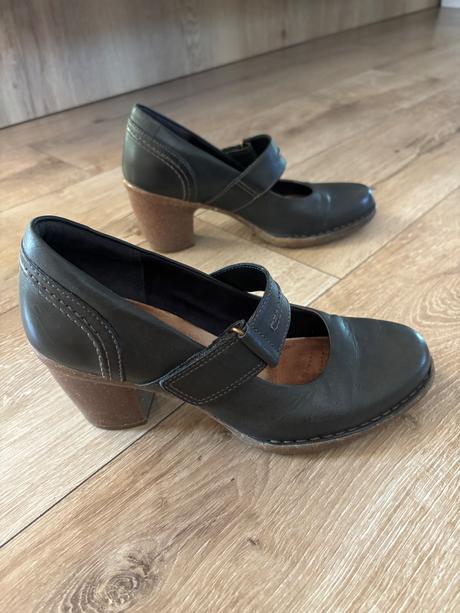 Topánky kožené clarks 38, clarks,38