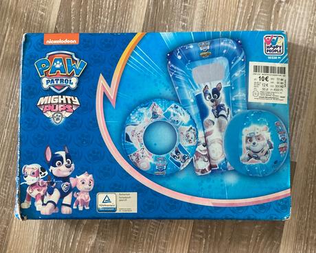 3set plážová súprava do vody paw patrol, 
