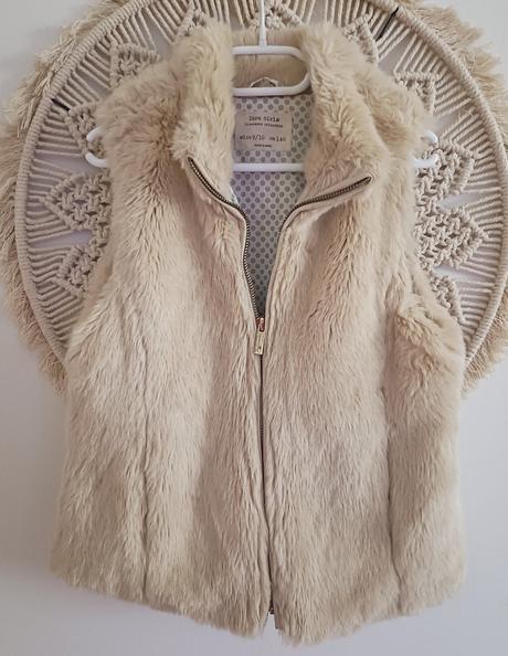 Kožušinková vesta zara, zara,140