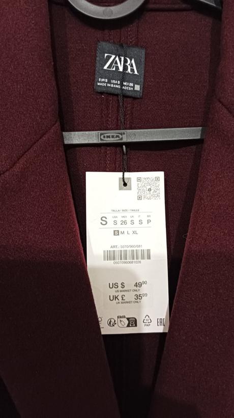 Prechodný kabát zara, zara,s