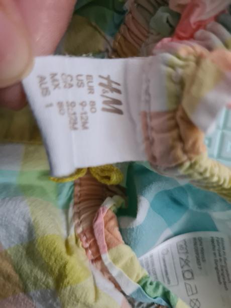 Šortky 74/80, h&m,80