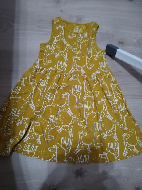 Šaty horčicové f&f krasne 116/122, f&f,116