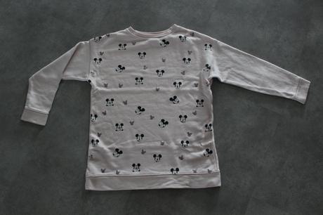 Ružová mikina s mickey mausom, disney,140