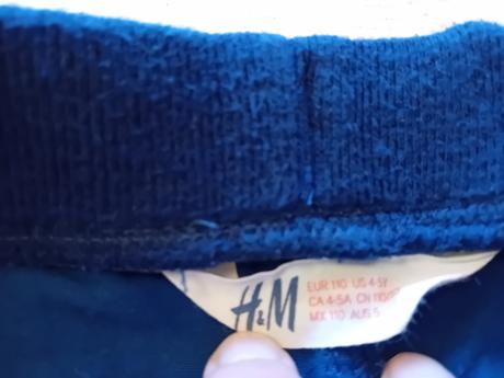 Frajerské nohavice, h&m,110