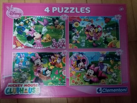 Puzzle minnie - clementoni disney, 