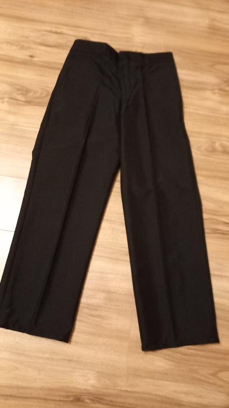 Čierne slávnostné nohavice pre chlapca, 152