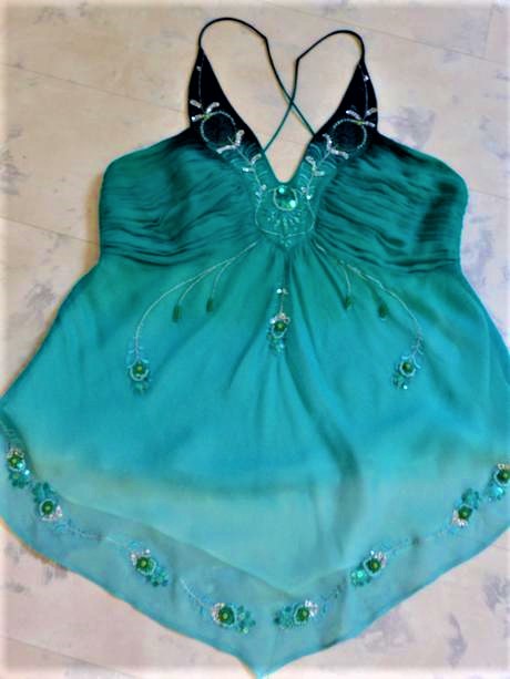 Mušelínové luxusné tielko, m