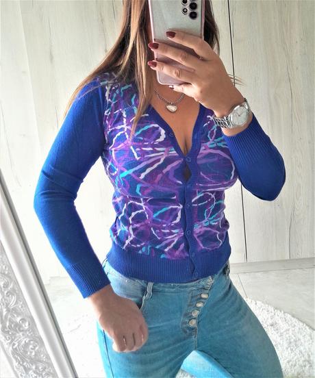 Modrý svetrík-s/m, s