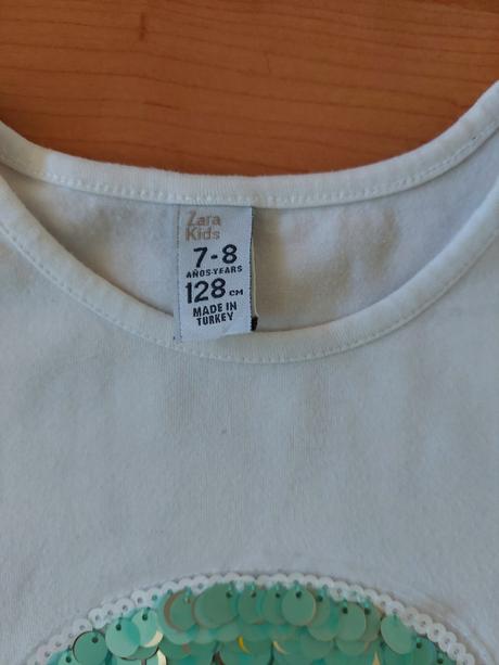 2x tricko zara 7/8 r., zara,128