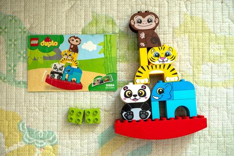 Lego duplo zvieratká na hojdačke, 