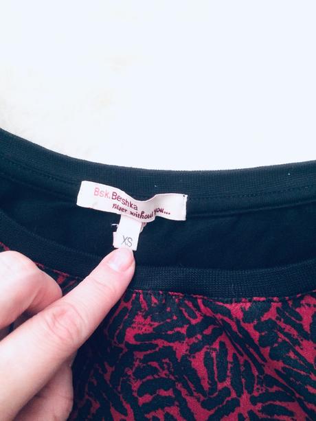 Crop tricko bershka, bershka,xs