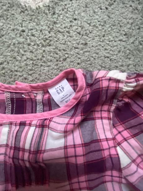 Kockovaná tunika, košieľka, gap,98