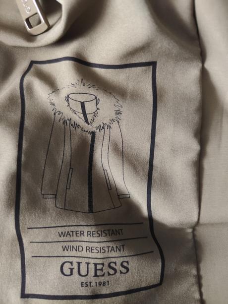 Guess zimná bunda zelená, guess,m