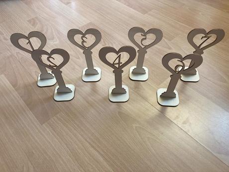 Číslovania na stoly, 