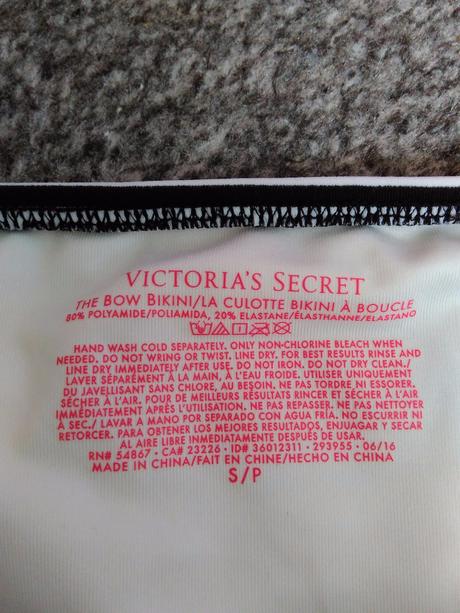 Victoria's secret spodok s cierna/biela, victoria's secret,s