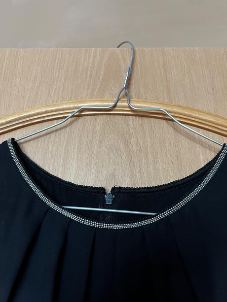 Čierne šatky, h&m,xs