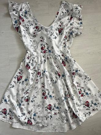 Letné šaty s mašľou, s