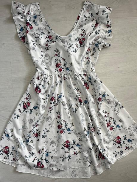 Letné šaty s mašľou, s