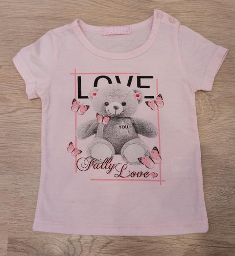 Set riflová sukňa na traky a tričko, 86