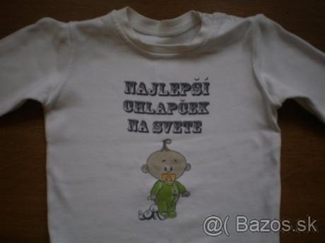 Tričko "najlepší chlapček na svete", 74