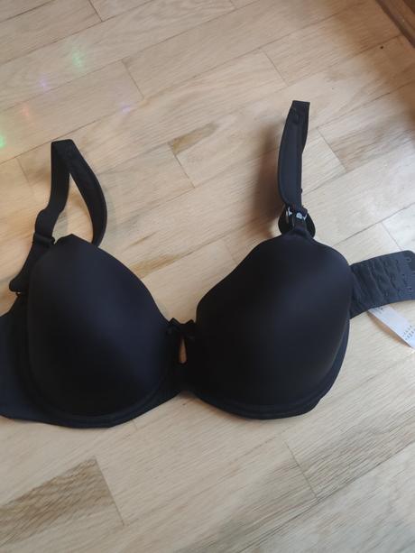 Podprsenka na dojčenie čierna, 75,e