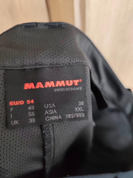 Mammut 54 - pánske vetruodolné nohavice, mammut,54