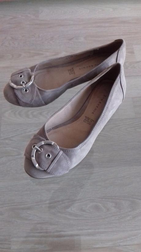 Kozene balerinky 100perc. stav, deichmann,36